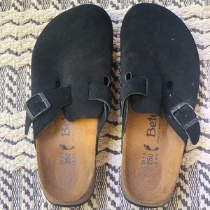 Black Birkenstock Betula Clogs